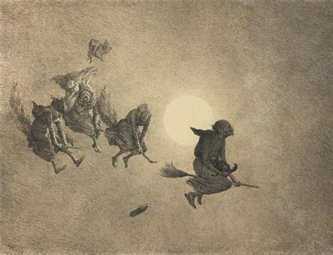 The Witch Riding the Moon: A Representation of Witchcraft in Different Cultures